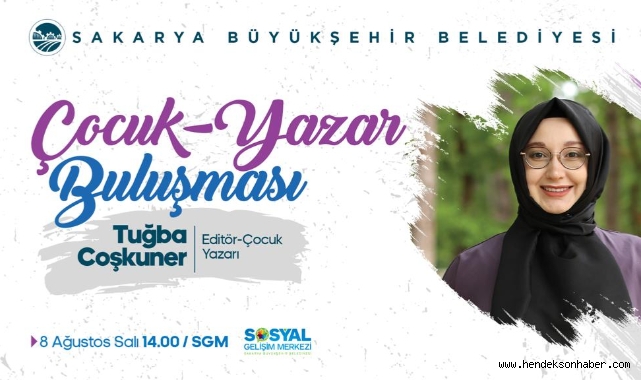 SGM’de çocuklar ‘Kaptan Mavi Kanca’ kitabının yazarıyla buluşacak