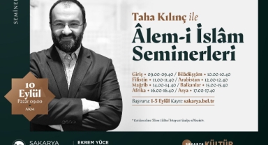 Taha Kılınç ile Âlem-i İslam seminerleri başlıyor