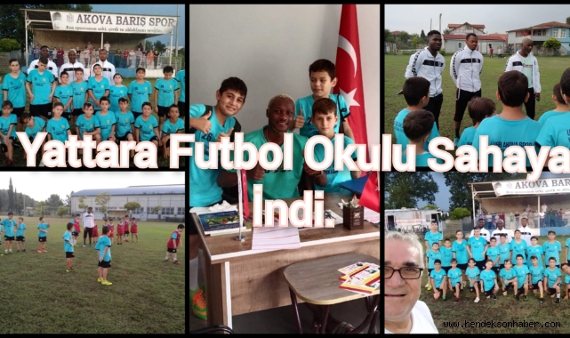 Yattara Futbol Okulu sahaya indi