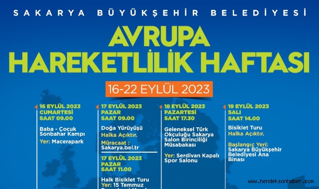 Avrupa Hareketlilik Haftası başlıyor 