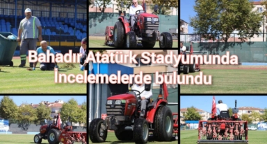 Bahadır Yeni Sezon Öncesi Atatürk Stadyumunda İncelemelerde bulundu