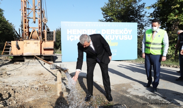 Başkan Ekrem Yüce “10 ilçede 25 farklı noktada keşfettiğimiz yeni su kaynaklarını şehrimize kazandırıyoruz”