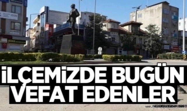 ilçemiz Hendek'te Bugün Vefat Edenler 11-09-2023