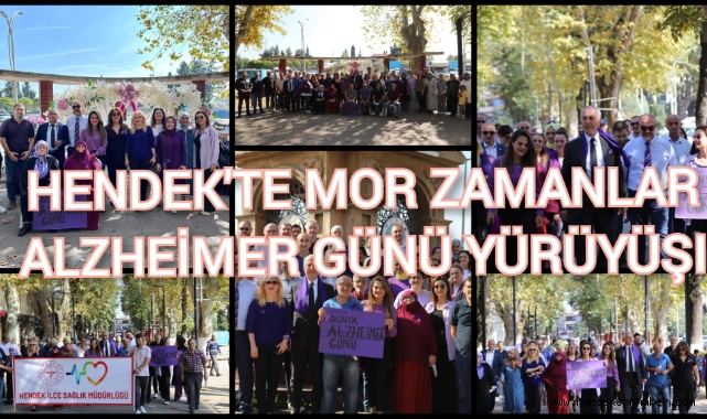 MOR ZAMANLAR DÜNYA ALZHEİMER GÜNÜ YÜRÜYÜŞÜ
