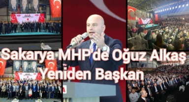 Sakarya MHP'de Oğuz Alkaş Yeniden Başkan 