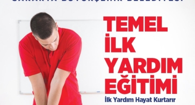 Temel ilk yardım eğitimleri için kayıtlar başladı
