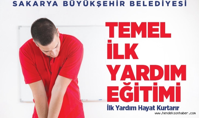 Temel ilk yardım eğitimleri için kayıtlar başladı