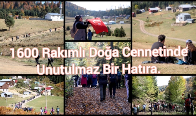 1600 rakımlı doğa cennetinde unutulmaz bir hatıra