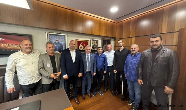 Başpehlivanlardan İnci'ye ziyaret