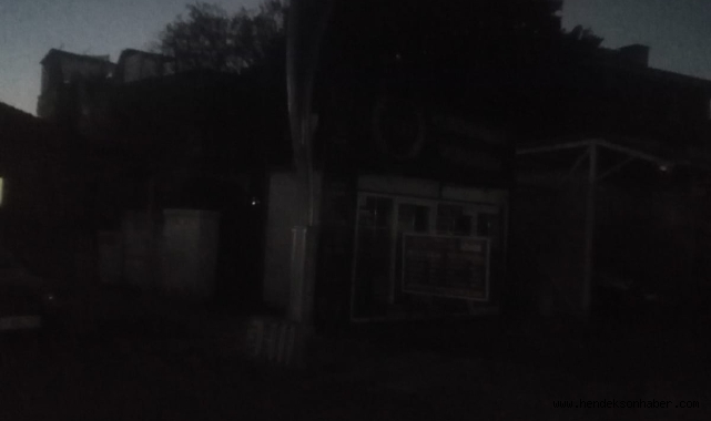 Değirmenhan Sokak karanlıkta kaldı