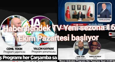 Haberhendek TV yeni sezona 16 Ekim Pazartesi günü başlıyor.