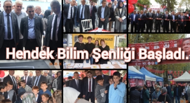 HENDEK BİLİM ŞENLİĞİ BAŞLADI 