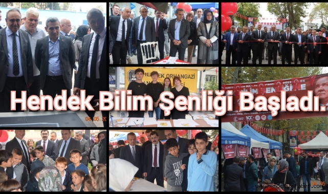 HENDEK BİLİM ŞENLİĞİ BAŞLADI 