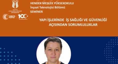 Hendek MYO’da İnşaat Sektörü Buluşuyor