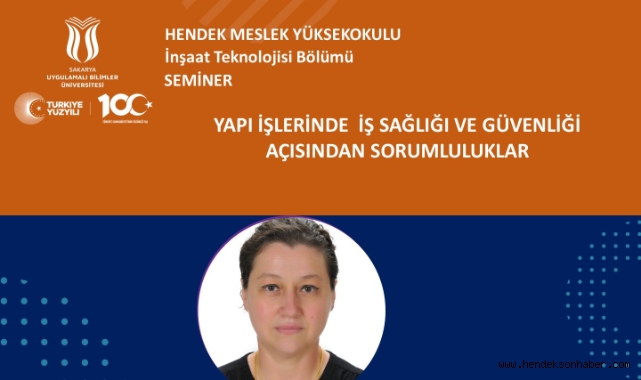 Hendek MYO’da İnşaat Sektörü Buluşuyor