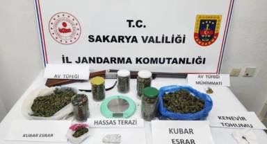 Hendek'te Jandarma'dan uyuşturucu operasyonu1 kişi gözaltına alındı