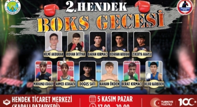 2. HENDEK BOKS TURNUVASI 5 KASIM’DA KAPALI PAZAR YERİNDE