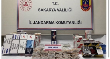 2 şüphelinin iş yerine kaçak sigara baskın