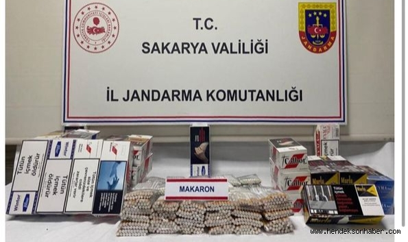 2 şüphelinin iş yerine kaçak sigara baskın