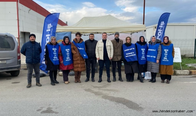 Akçay’dan İşçilere Destek