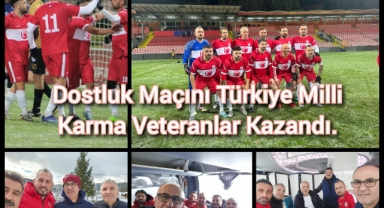 Dostluk Maçını Türkiye Milli Karma Veteranlar Kazandı