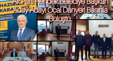 Hendek Ak Parti Belediye Başkan Aday Adayı Öcal Danyeri Basınla Kahvaltıda Buluştu 