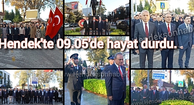 Hendek'de 09:05'de hayat durdu