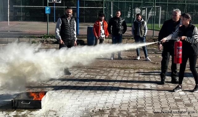 Hendek Orman İşletme Müdürlüğünde Acil Durum ve Yangın Tatbikatı