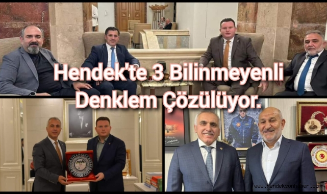 HENDEK'TE 3 BİLİNMEYENLİ DENKLEM ÇÖZÜME KAVUŞUYOR