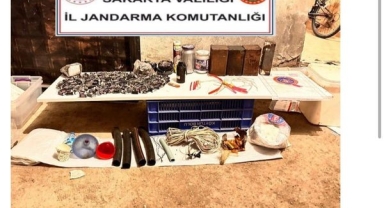 Hendek’te Jandarmanın Yaptığı Operasyonda Patlayıcı Madde Ele geçirildi