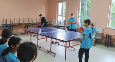 Hendek'te Mahalle Köy Okulları Masa Tenisi Turnuvası