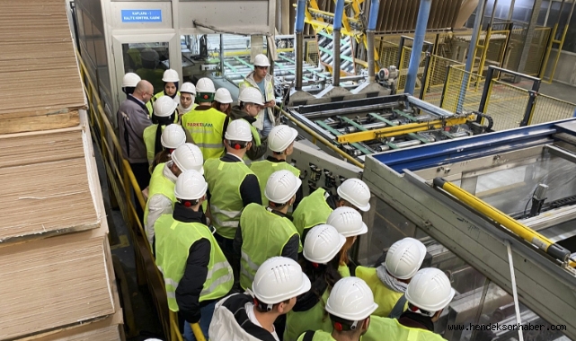 Hendek’te Teknik Gezi ile Çamsan’ın Faaliyetlerini İnceladiler 