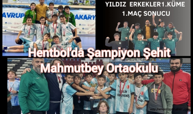Hentbolda Şampiyon Mahmutbey