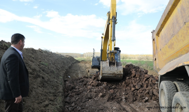 ilk kepçeyi Başkan Soykan vurdu 