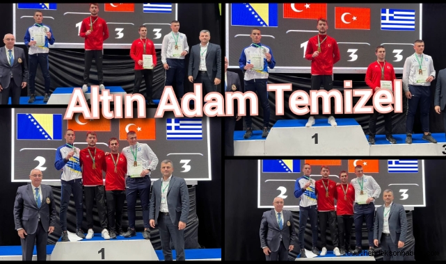 Yusuf Eren Temizel Balkan Şampiyonu  oldu.