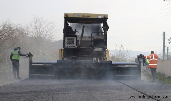 HENDEK'TE ASFALT ÇALIŞMALARIYLA ULAŞIM ALTYAPISI GÜÇLENİYOR
