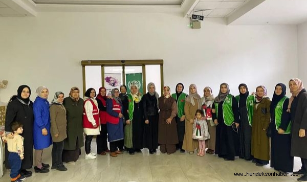 Hendek'te Filistin'e destek amaçlı bir kahvaltı programı daha düzenlendi