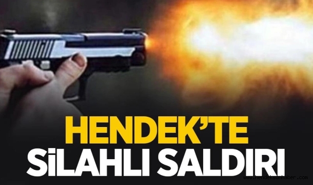 Hendek’te Silahla bacağından vuruldu