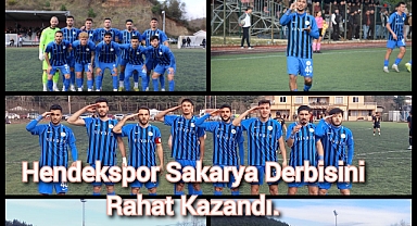 HENDEKSPOR SAKARYA DERBİSİNİ RAHAT KAZANDI