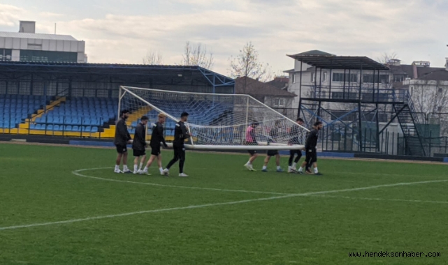Hendekspor, Yalova Yeşilovaspor hazırlıklarını sürdürüyor
