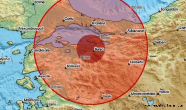 Marmara'da şiddetli deprem! 