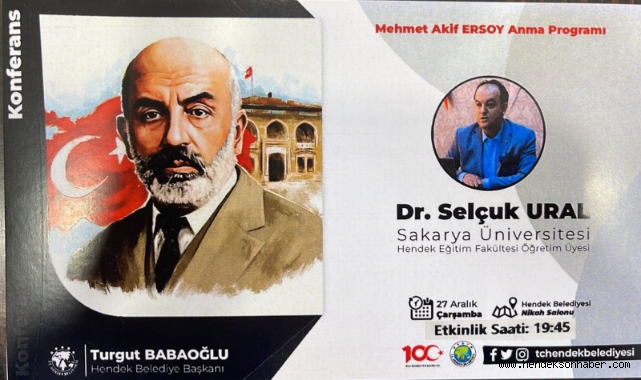  Mehmet Akif Ersoy’u Anma Programına Davet