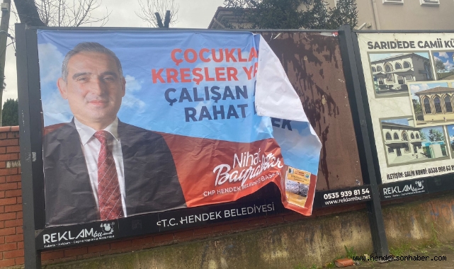 Başkan Burhan Namlı'dan afiş tepkisi