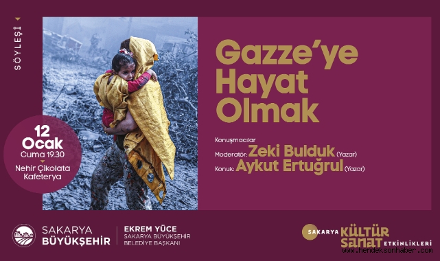 Etkinlikler ‘Gazze’ye Hayat Olmak’ söyleşisi ile devam edecek