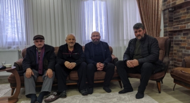 Tekin ve Kaynak'tan Bahadır'a ziyaret