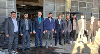 Ayvaz Oto Sanayi Esnaflarını Ziyaret Etti