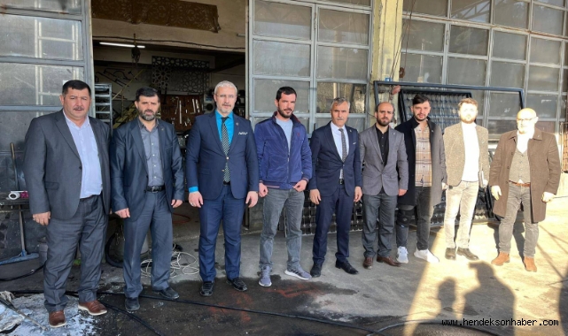 Ayvaz Oto Sanayi Esnaflarını Ziyaret Etti
