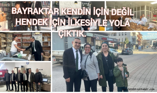 BAYRAKTAR KENDİN İÇİN DEĞİL HENDEK İÇİN İLKESİYLE YOLA ÇIKTIK