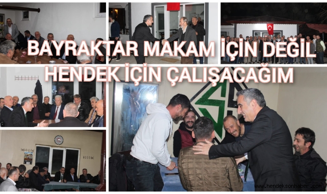 Bayraktar Makam İçin Değil Hendek İçin Çalışacağım
