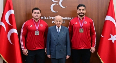 EROĞLU'NDAN BAHÇELİ'YE ZİYARET